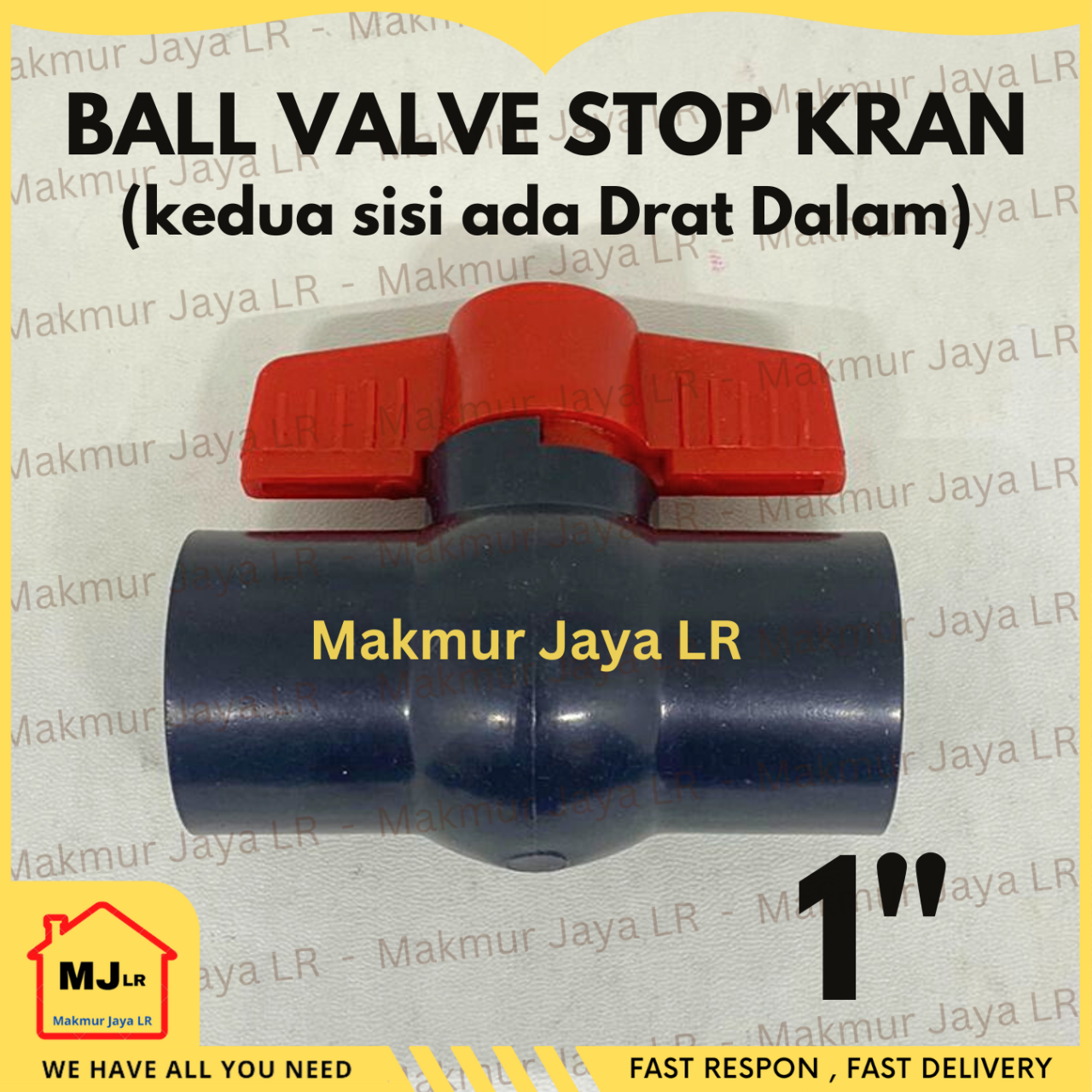 Jual STOP KERAN 1 inchi - Ball valve Keran PVC Gagang Besi | Shopee ... Jual STOP KERAN 1 inchi - Ball valve Keran PVC Gagang Besi | Shopee ...