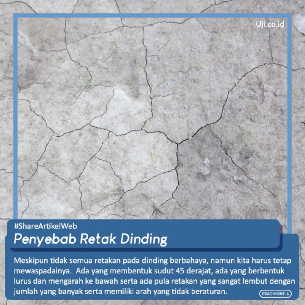 Penyebab Retak Dinding - Ukurdanuji